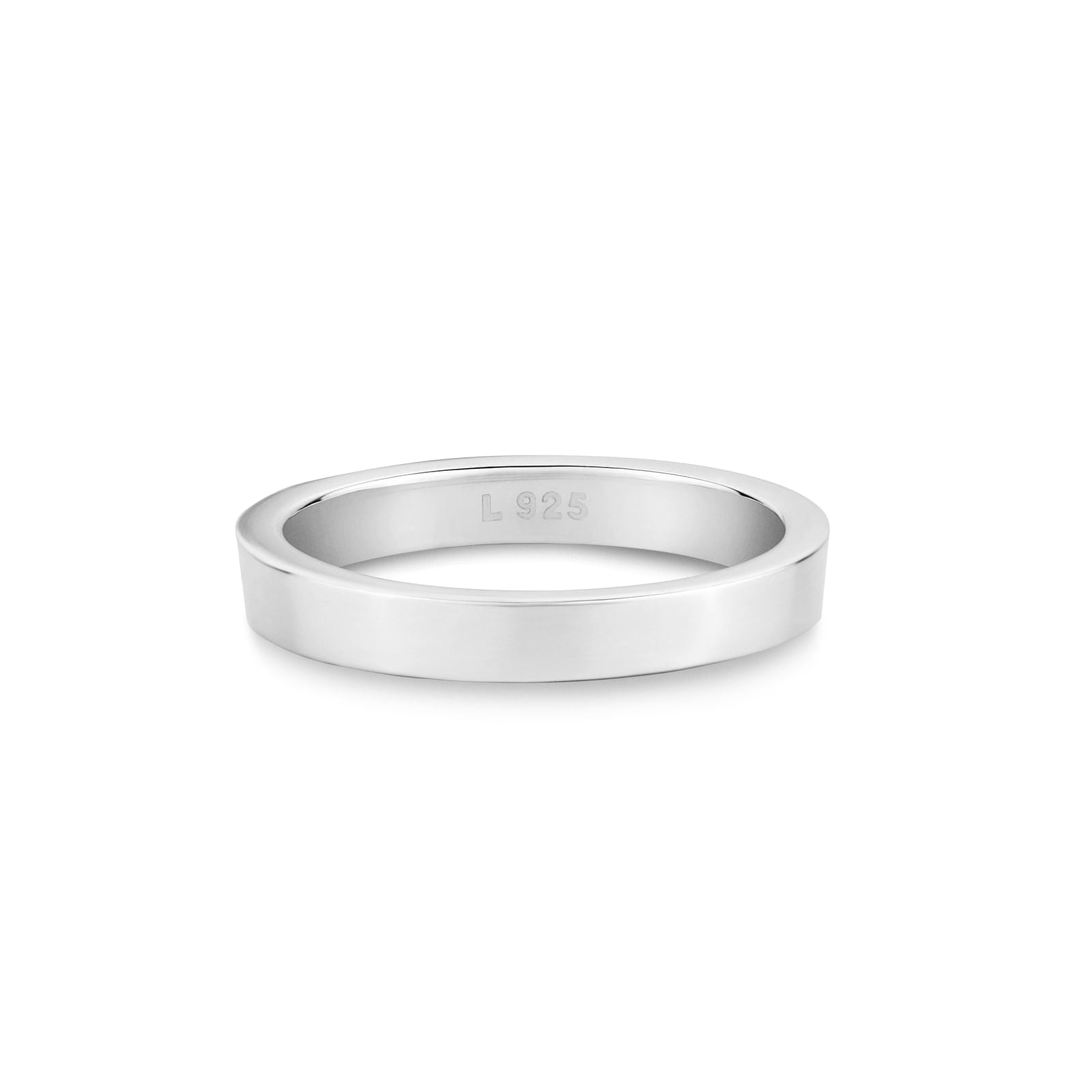Aliança Life Slim Prata 925, 3,2mm: Elegância Minimalista para Seu Dia