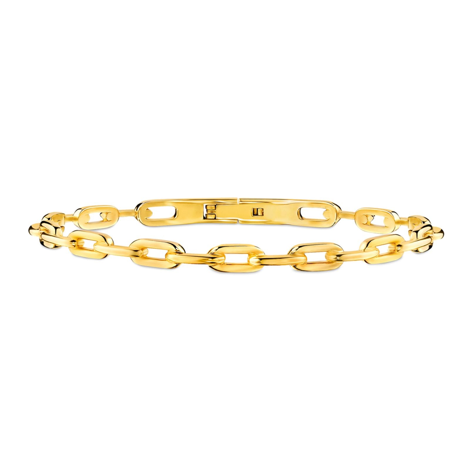 Pulseira Rígida de Luxo Chains Vivara em Ouro Amarelo 18K Original
