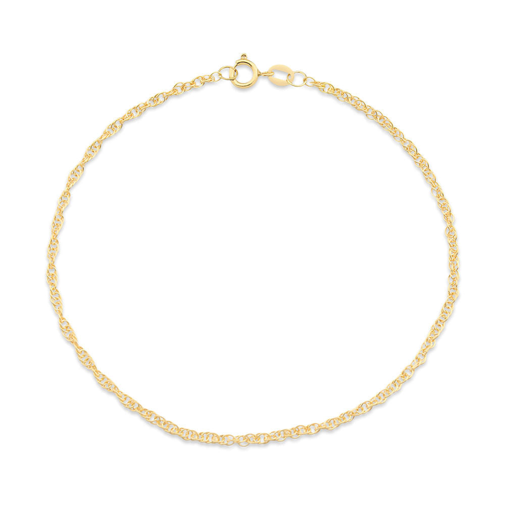 Pulseira Singapura Ouro Amarelo 18k: Joia Feminina Delicada, Elegante e Durável